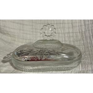 vintage covered butter dish by Duncan Miller